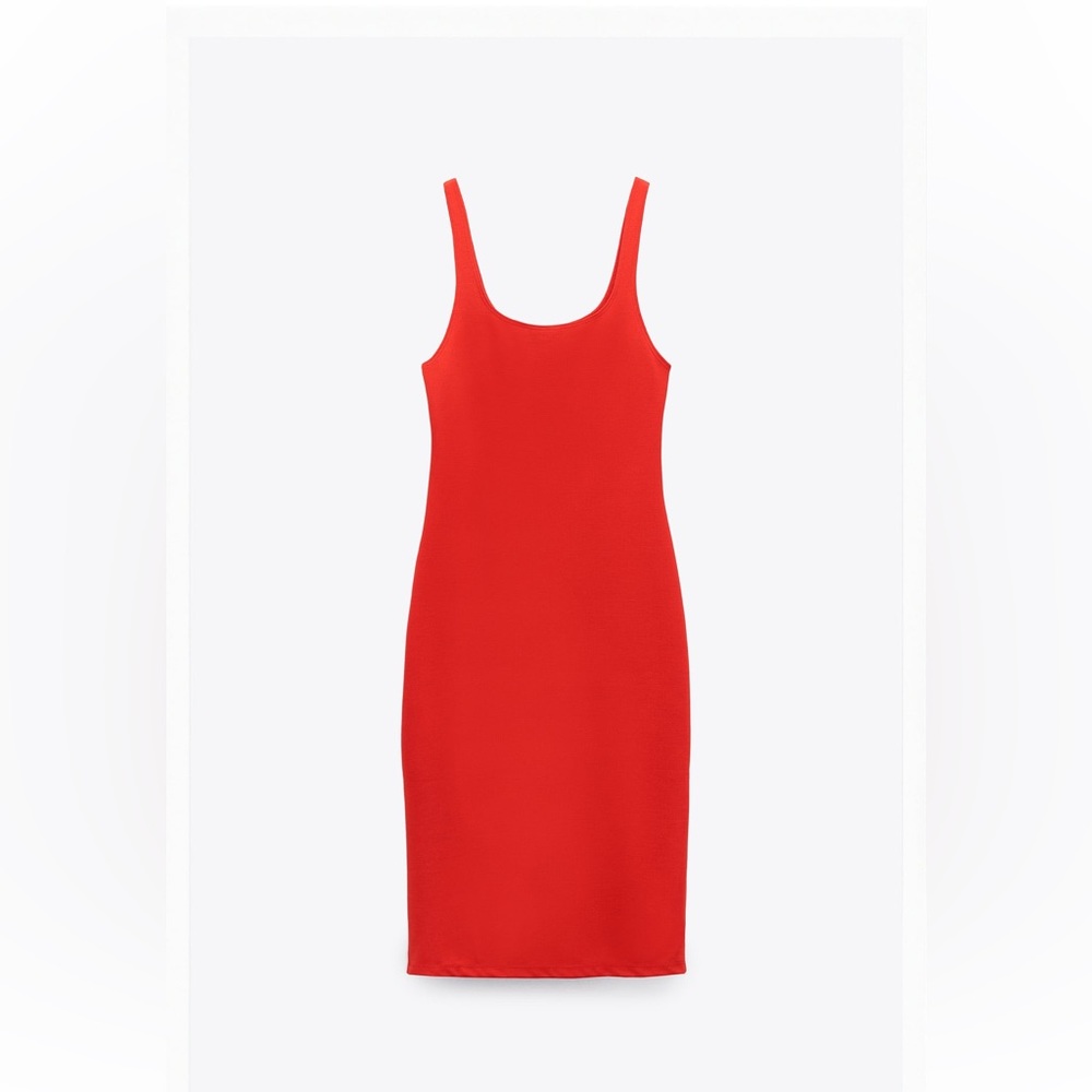 Zara Elastic Trim Dress